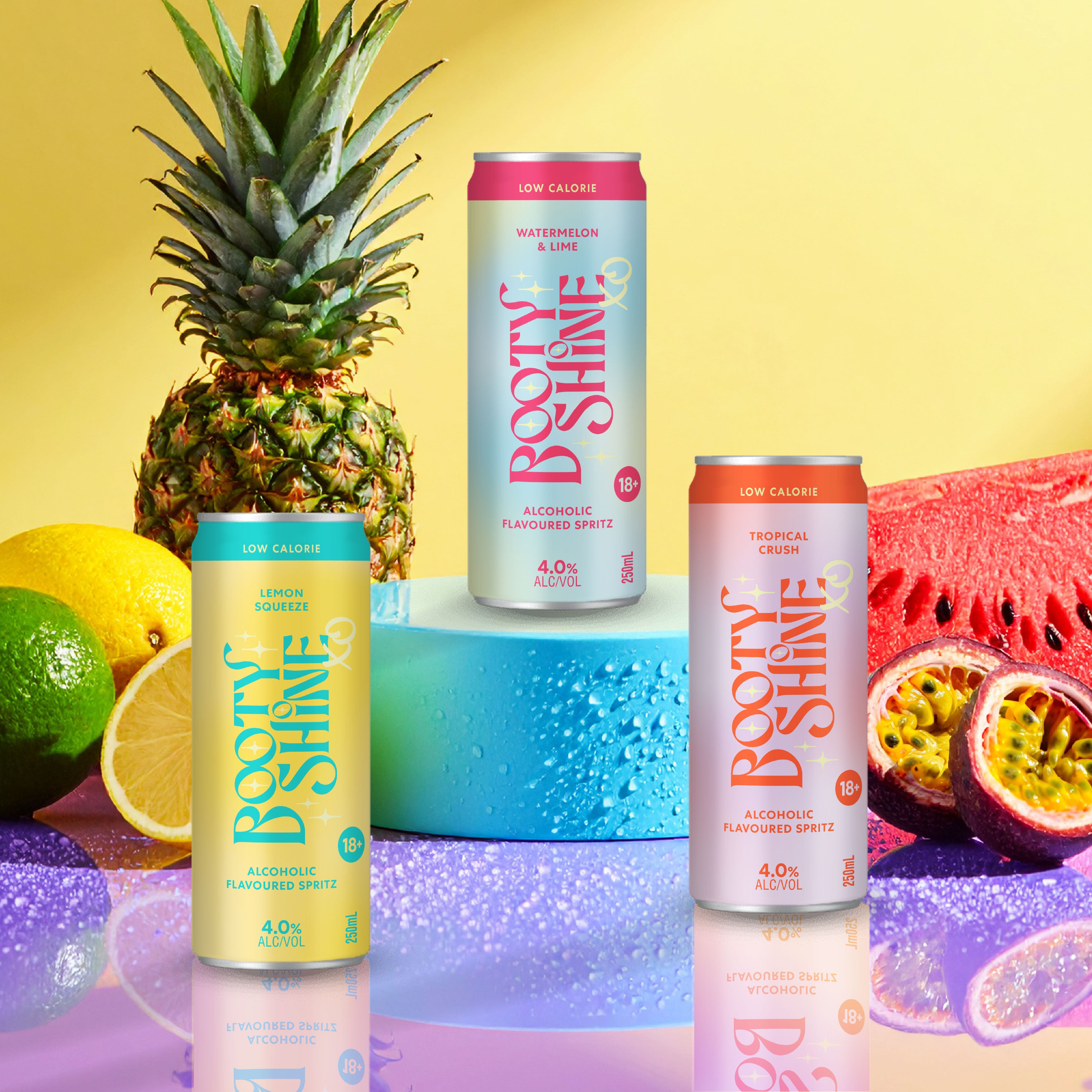 Booty Shine XO Cans Mixed Pack - 24 Pack