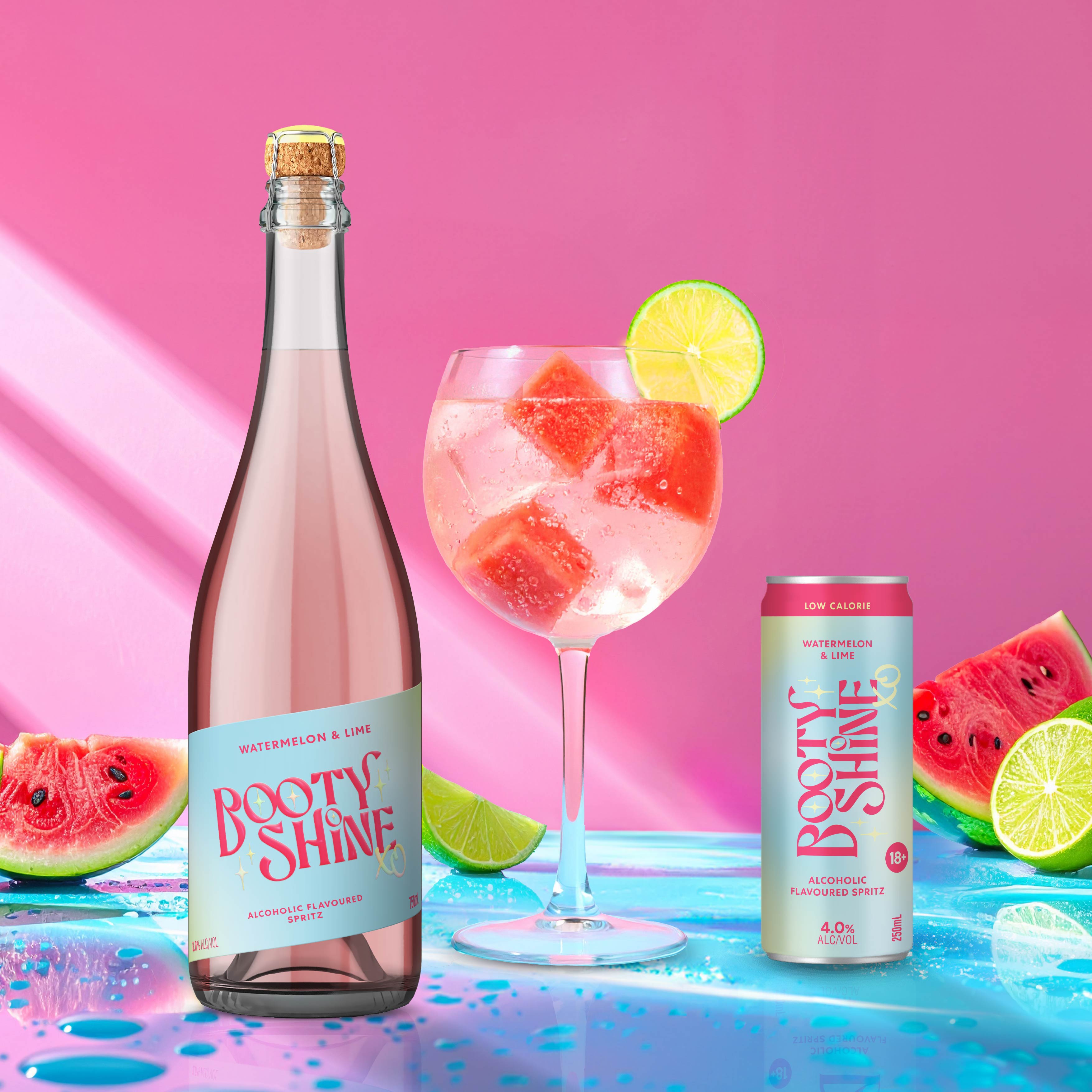 Booty Shine XO Watermelon & Lime - 750mL Bottle